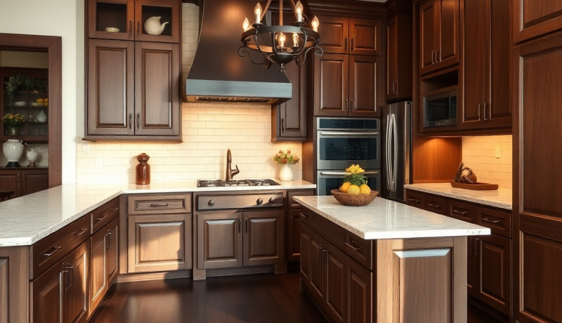 Kashmir White Granite With Oak Kitchen Cabinets Ideas Kashmir-White-Granite-With-Oak-Kitchen-Cabinets-Ideas-The-Rustic-Elegance